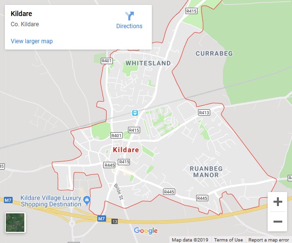 Kildare Google Map
